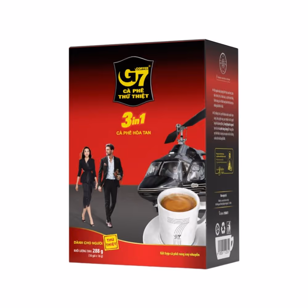 Ảnh sản phẩm Cà phê G7 3in1 - Hộp 18 sticks 16gr