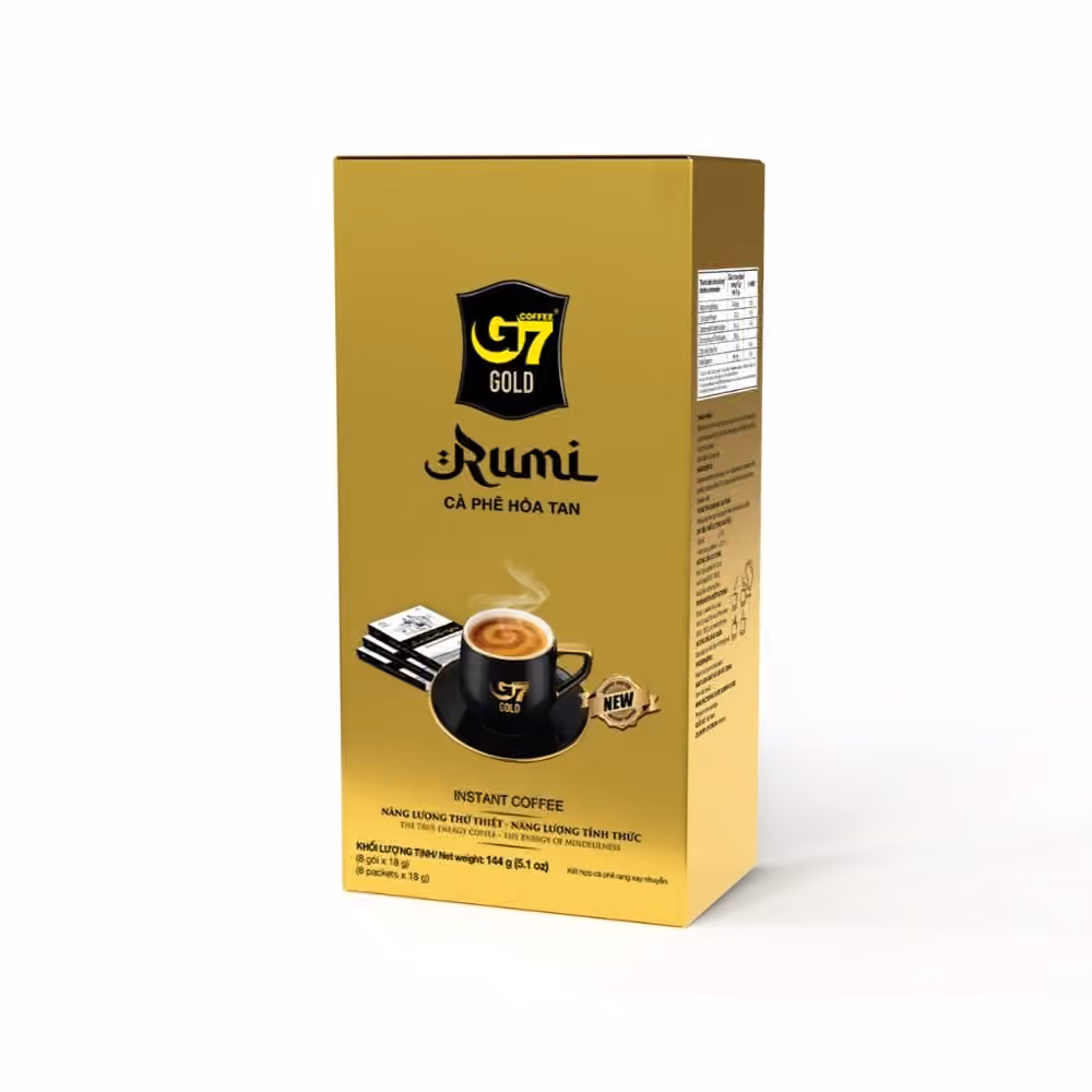 Ảnh sản phẩm Cà phê G7 Gold Rumi hộp 8 gói