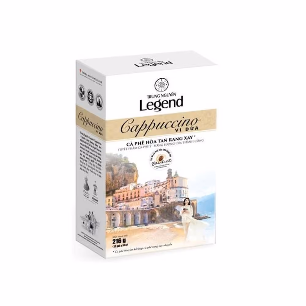 Ảnh sản phẩm Trung Nguyên Legend Cappuccino Coconut 12 sticks 18gr