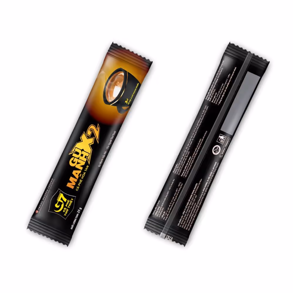 Ảnh sản phẩm Cà phê Gu mạnh 3 in 1 hộp 12 gói 25gr (2/2)