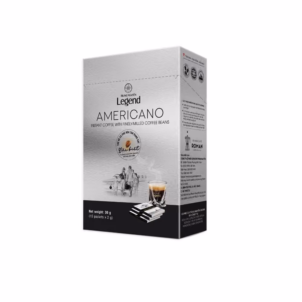 Ảnh sản phẩm Trung Nguyên Legend Americano hộp 15 gói x 2g (2/3)