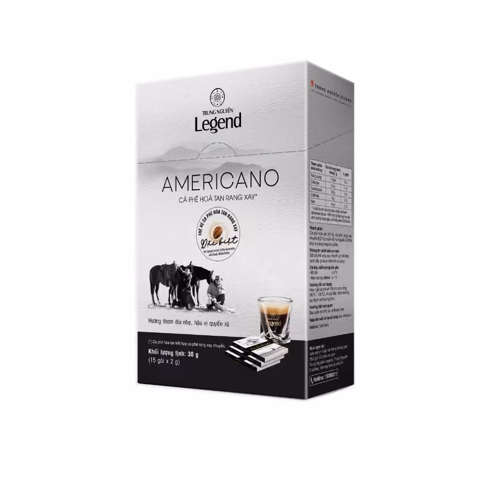 Ảnh sản phẩm Trung Nguyên Legend Americano hộp 15 gói x 2g